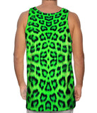 Neon Green Leopard Animal Skin