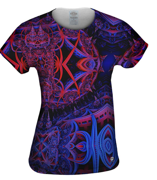 Living The Future Fractal Womens Top