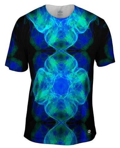 Green Blue Fractal Jelly Fish