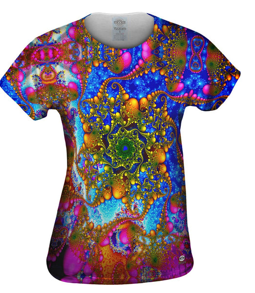 Psychedelic Curl Womens Top
