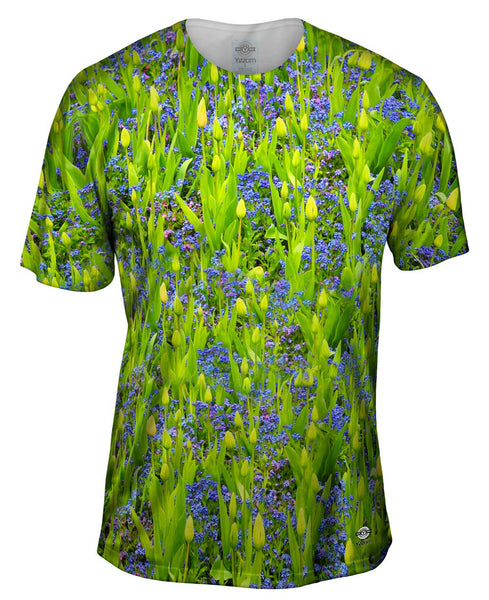 Audley Garden Flowers Mens T-Shirt