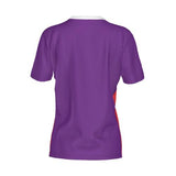 All Over Print Women's Short Sleeve V
