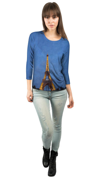 Eiffel Tower&nbsp;Womens 3/4 Sleeve