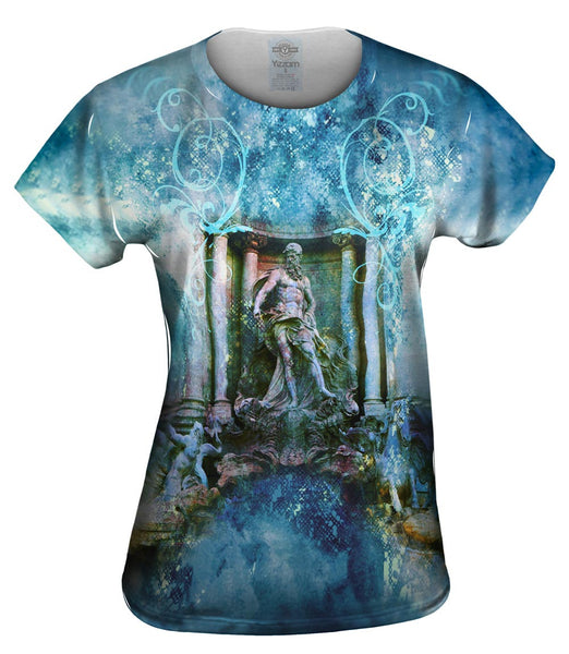 Pietro Bacci - "Trevi Fountain/ Oceanus" Womens Top