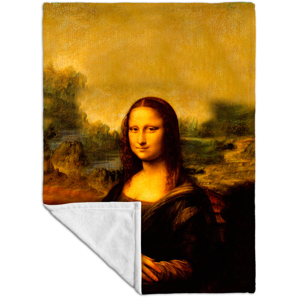 Leonardo da Vinci - "Mona Lisa" (1503) Velveteen (MicroFleece)