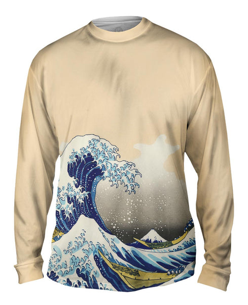 Katsushika Hokusai - "The Great Wave Off Kanagawa" ( 1830-1833) Mens Long Sleeve