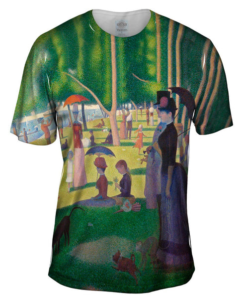 Georges Seurat - "The Sunday Afternoon on the Island of La Granda Jatte" ( 1884-1886) Mens T-Shirt