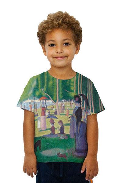 Kids Georges Seurat - "The Sunday Afternoon on the Island of La Granda Jatte" ( 1884-1886)&nbsp;Kids T-Shirt