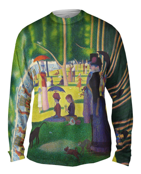Georges Seurat - "The Sunday Afternoon on the Island of La Granda Jatte" ( 1884-1886) Mens Long Sleeve