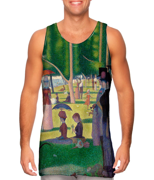 Georges Seurat - "The Sunday Afternoon on the Island of La Granda Jatte" ( 1884-1886)&nbsp;Mens Tank Top
