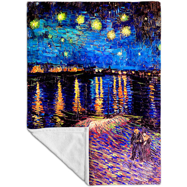 Vincent Van Gogh - "The Starry Night" (1889) Velveteen (MicroFleece)