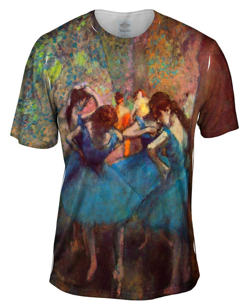 Edgar Degas - "Dancers in Blue" (1895) Mens T-Shirt