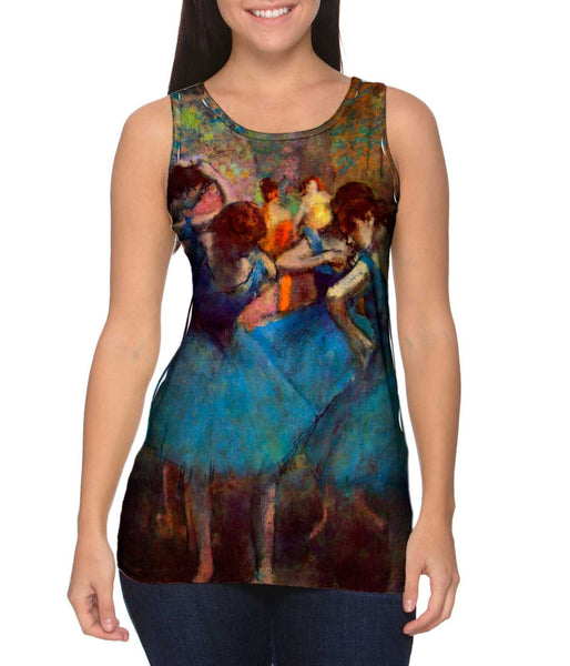Edgar Degas - "Dancers in Blue" (1895) Womens Tank Top