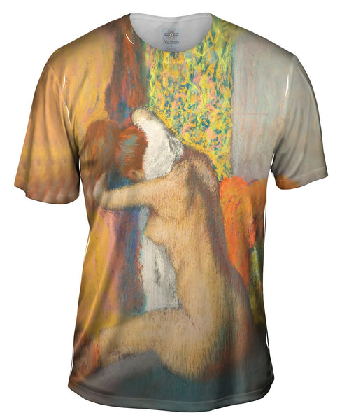 Edgar Degas - "After the Bath, Woman Drying her Neck" (1898) Mens T-Shirt