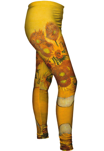 Interlock leggings with camellia print in Imprima for Girls