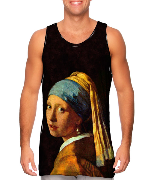 Johannes Vermeer - "Girl With a Pearl Earring" (1665)&nbsp;Mens Tank Top