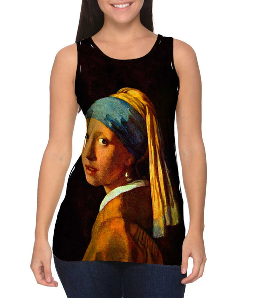 Johannes Vermeer - "Girl With a Pearl Earring" (1665)&nbsp;Womens Tank Top