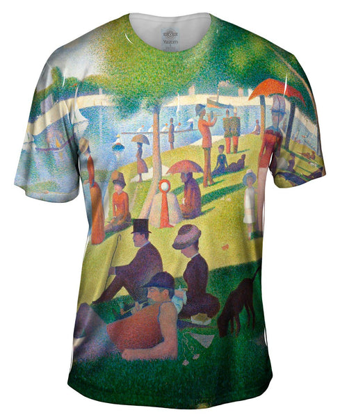 Georges Seurat - "Sunday Afternoon on the Island of La Granda Jatte" (1884-1886) Mens T-Shirt