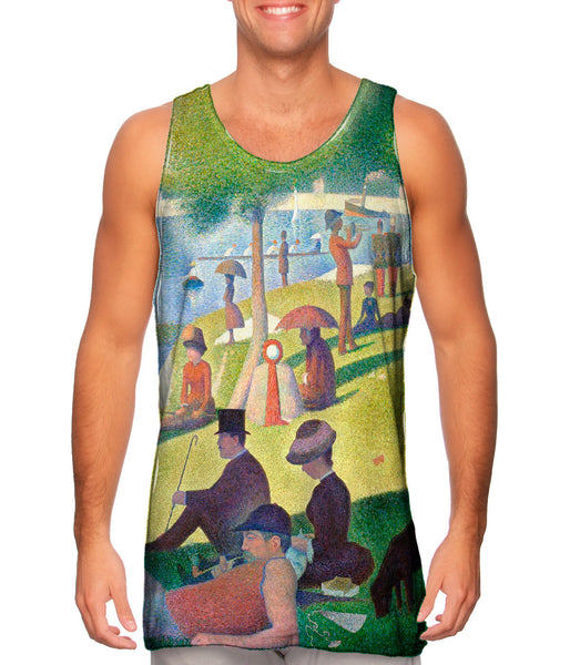 Georges Seurat - "Sunday Afternoon on the Island of La Granda Jatte" (1884-1886)&nbsp;Mens Tank Top