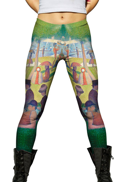 Georges Seurat - "Sunday Afternoon on the Island of La Granda Jatte" (1884-1886)&nbsp;Womens Leggings