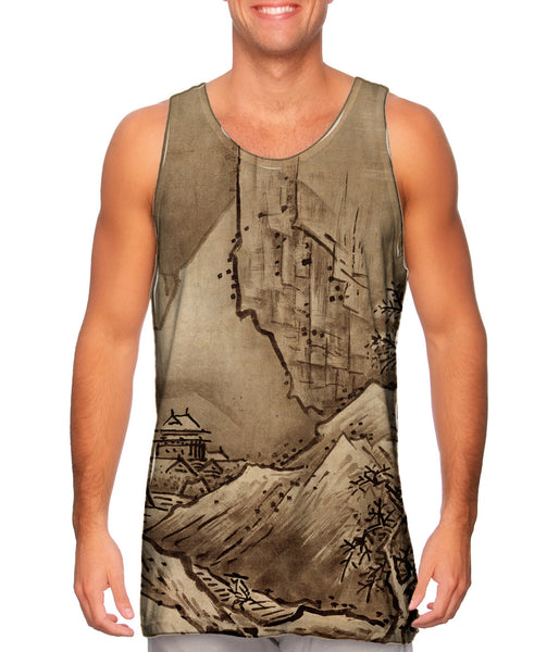 Sesshu Toyo - "Winter Landscape" (1486)&nbsp;Mens Tank Top