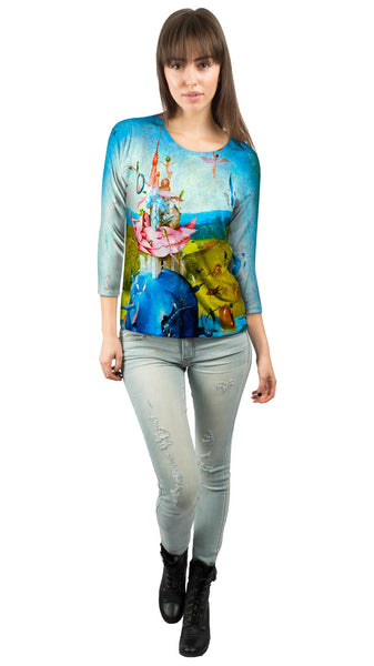 Hieronymus Bosch "The Garden of Earthly Delights" 04 Womens 3/4 Sleeve