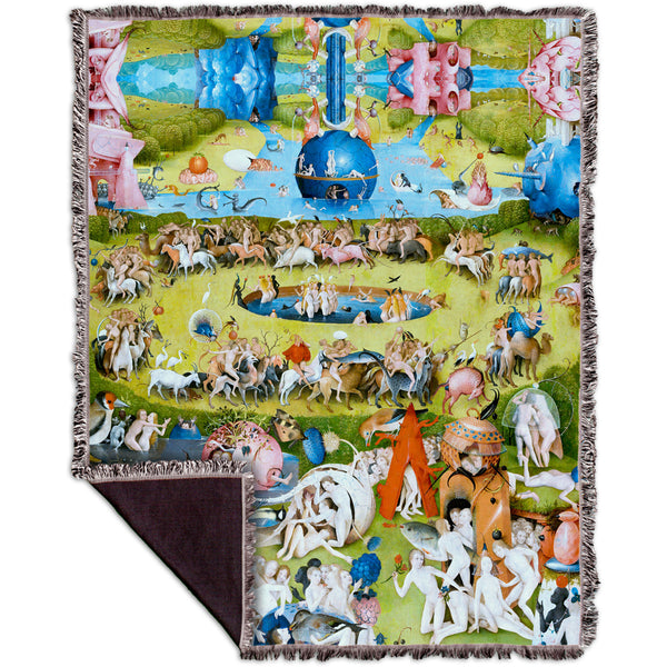 Hieronymus Bosch "The Garden of Earthly Delights" 05 Woven Tapestry Throw
