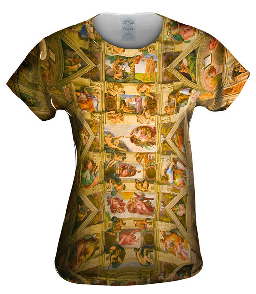 Michelangelo - "Sistine Chapel 2" Womens Top
