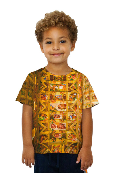 Kids Michelangelo - "Sistine Chapel 2" Kids T-Shirt