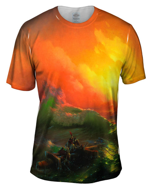 Ivan Aivazovsky - "The Ninth Wave" Mens T-Shirt