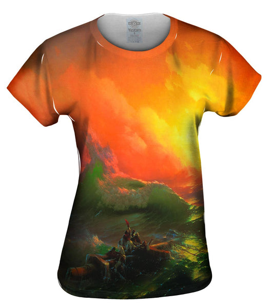 Ivan Aivazovsky - "The Ninth Wave" Womens Top