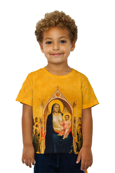 Kids Giotto di Bondone - "Ognissanti Madonna"&nbsp;Kids T-Shirt
