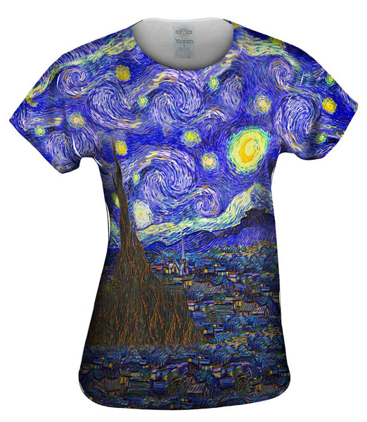 Vincent van Gogh - "The Starry Night" Womens Top