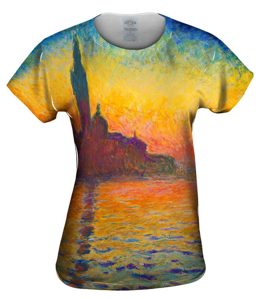 Claude Monet - "Venice Twilight" Womens Top