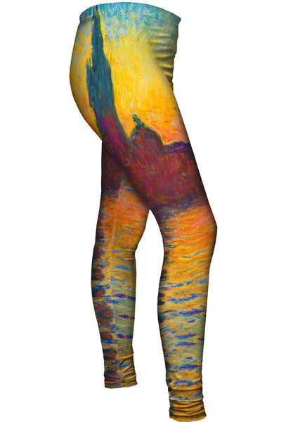 Claude Monet - "Venice Twilight" Womens Leggings
