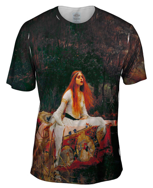 John William Waterhouse - "The Lady Of Shalott" Mens T-Shirt
