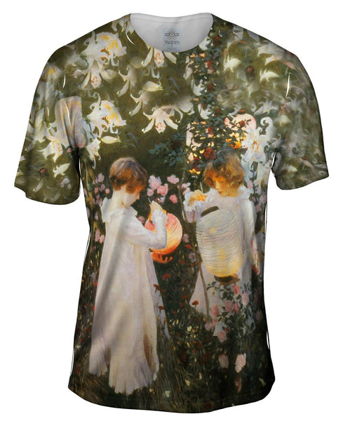 John Singer Sargent - "Carnation Lily By Lily Rose" (1885) Mens T-Shirt