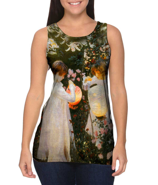 John Singer Sargent - "Carnation Lily By Lily Rose" (1885) Womens Tank Top