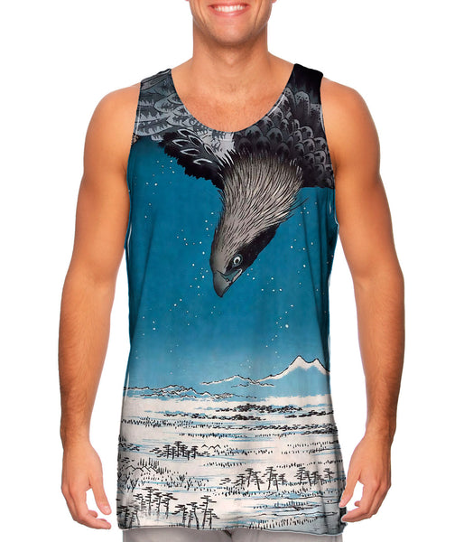 Ando Hiroshige - "Fukagawa Susaki And Jumantsubo" (1857) Mens Tank Top