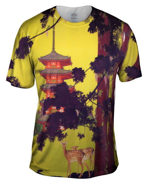 Hisui Sugiura - "Japan Tourist Bureau" (1916) Mens T-Shirt