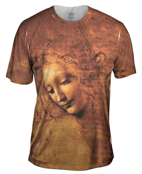 Leonardo 003 - "Female Head" (1508) Mens T-Shirt