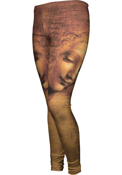 Leonardo 003 - "Female Head" (1508)&nbsp;Womens Leggings