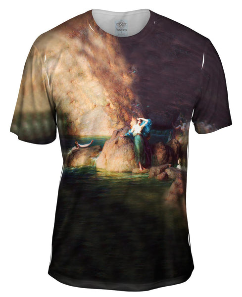 Herbert James Draper - "Halcyone" (1915) Mens T-Shirt
