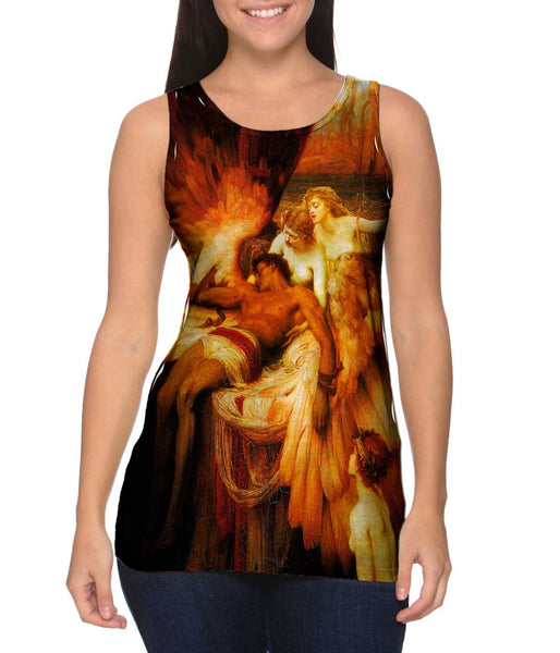 Draper Herbert James - "Mourning For Icarus" (1898) Womens Tank Top