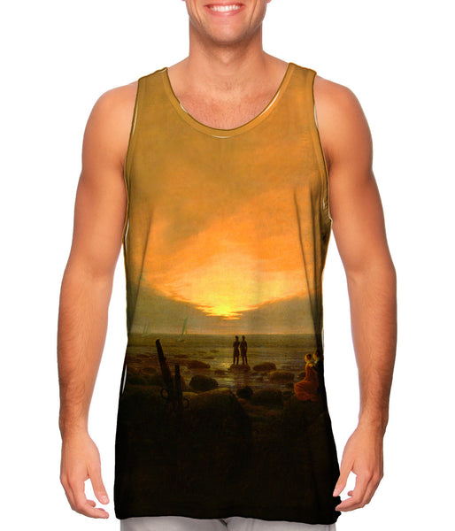 Caspar David Friedrich - "Moonrise by the Sea" (1821)&nbsp;Mens Tank Top