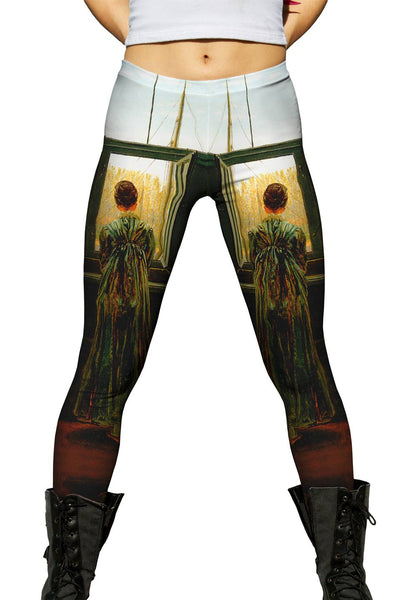 Caspar David Friedrich - "Woman at a Window" (1822)&nbsp;Womens Leggings