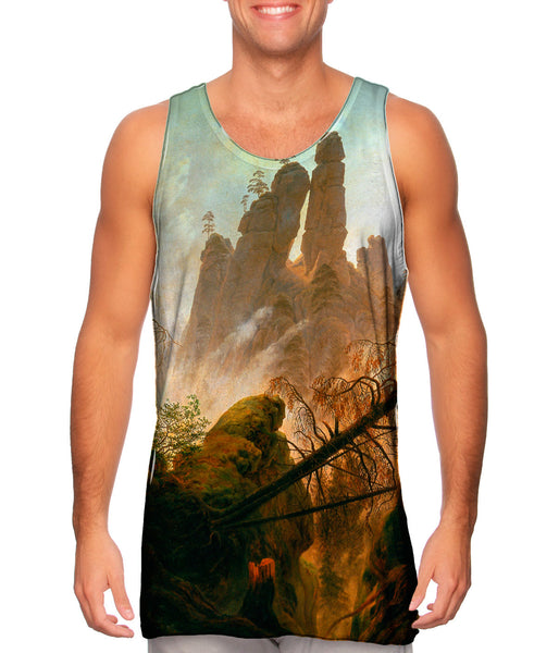 Caspar David Friedrich - "Rocky Ravine" (1822)&nbsp;Mens Tank Top