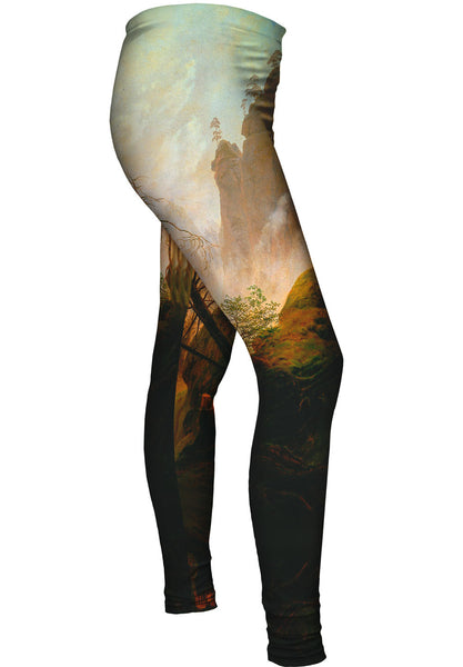Caspar David Friedrich - "Rocky Ravine" (1822)&nbsp;Womens Leggings