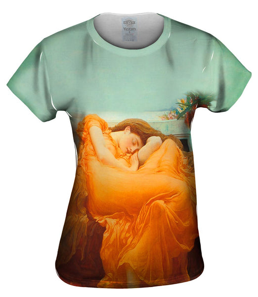 Lord Frederic Leighton - "Flaming June" (1895) Womens Top