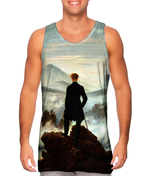 Caspar David Friedrich - "Wanderer Above the Sea of Fog" (1818)&nbsp;Mens Tank Top